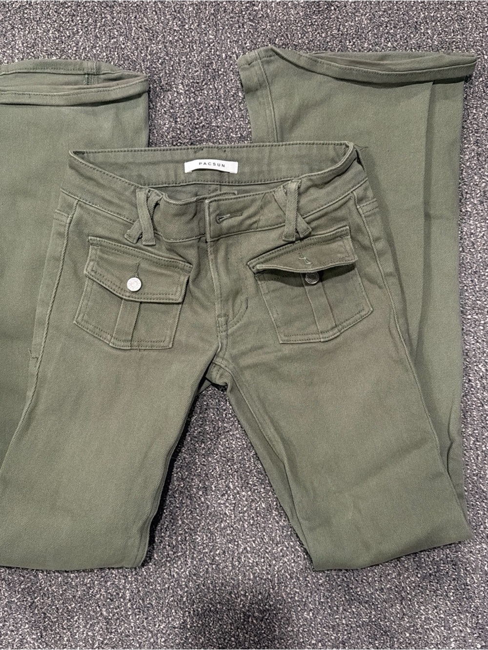 PacSun Olive Utility Cargo Pants